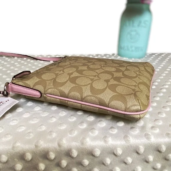 Coach Beige and Pink Crossbody Bag - Picture 4 of 10